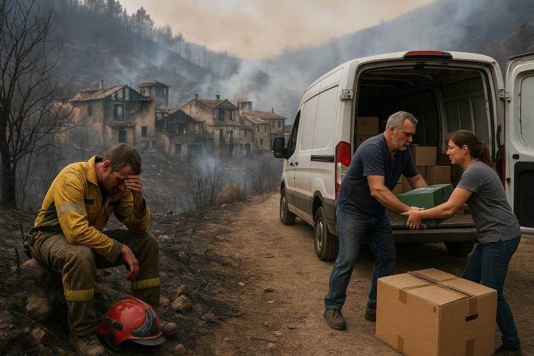 Incendios en España: solo el pueblo salva al pueblo