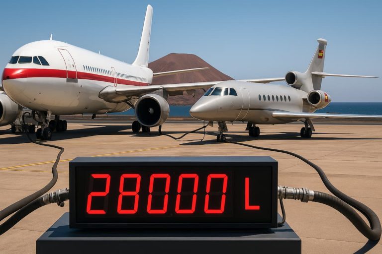 28.000 litros de queroseno contaminante para las vacaciones de Sánchez