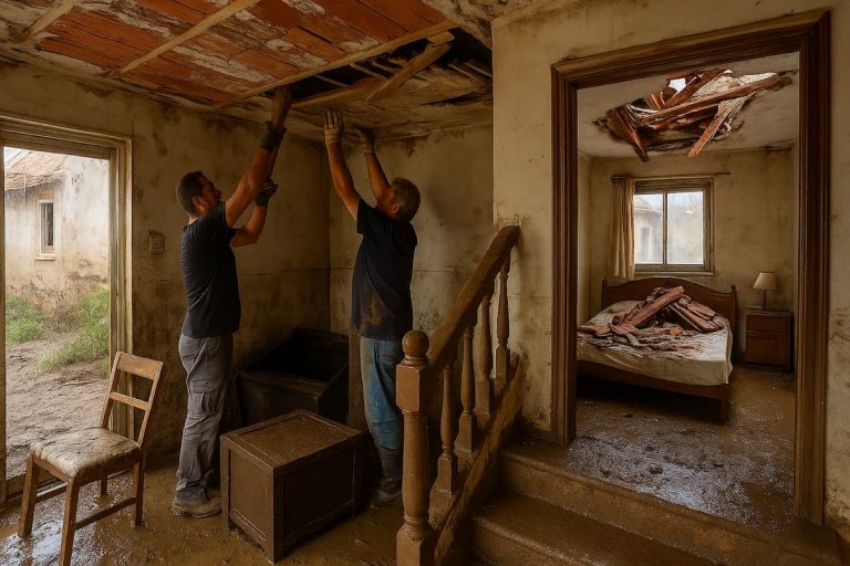Patricia, víctima de la riada: «Perdimos la casa y solo nos dieron 750 €»