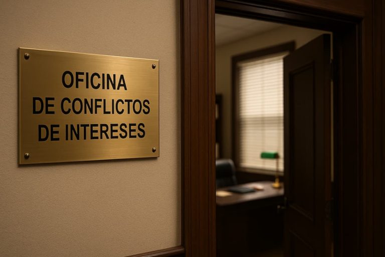 Cuando la corrupción se sienta en la oficina de “conflictos de intereses”