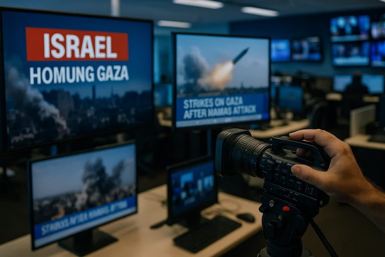 La guerra de la información: Hamás dispara y los medios apuntan a Israel