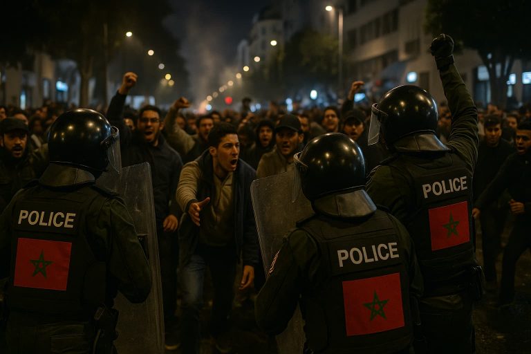 Situación en Marruecos: represión policial a manifestantes