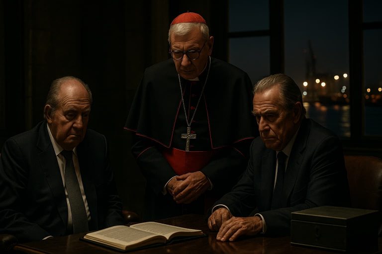 Pujol, el Rey Juan Carlos y el cardenal Becciu se reunieron para hablar de su cuenta en Suiza