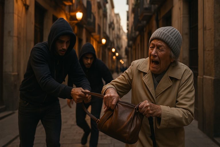 A día de hoy sigue siendo muy peligroso pasear por Barcelona