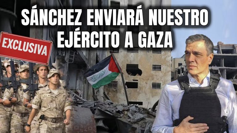 Sánchez ordenó preparar el envío del Ejército español a Gaza