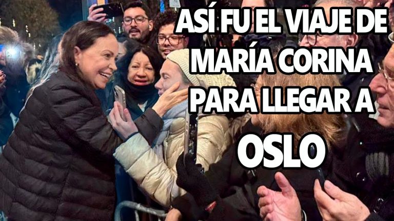 Así fue la odisea secreta de María Corina Machado para llegar a Oslo