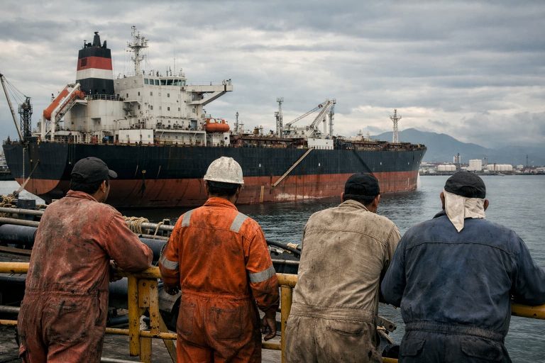 Marineros venezolanos sin cobrar en buques españoles: cinco meses de salarios impagos y abandono