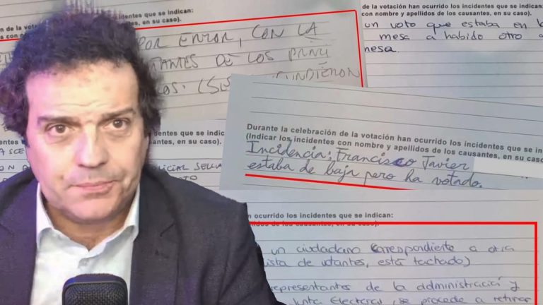 Las actas electorales del 23-J demuestran que el voto en España es un fraude constante