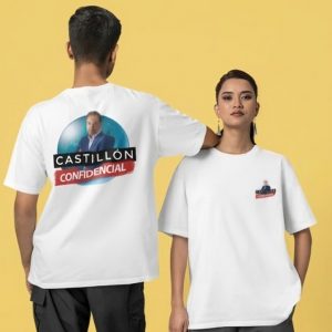 Camiseta oficial Castillón Confidencial (Blanca)