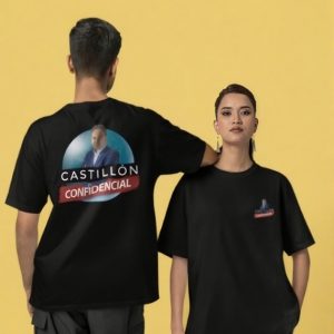 Camiseta oficial Castillón Confidencial (Negra)