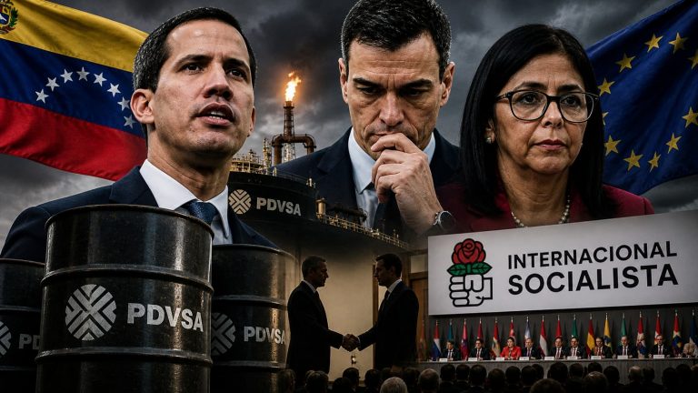 La sombra del petróleo venezolano: Guaidó, Delcy y la financiación que apunta a Sánchez