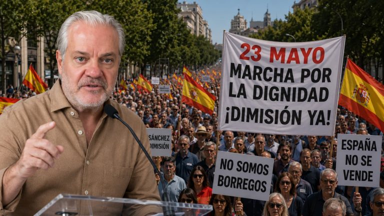 “No somos borregos”: la sociedad civil convoca una gran marcha contra Sánchez el 23 de mayo