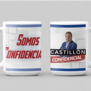 Taza oficial Castillón Confidencial (Gris)