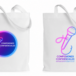 Bolsa oficial Confesiones Confidenciales (blanca)