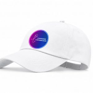 Gorra oficial Confesiones Confidenciales – Blanca