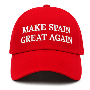 GORRA "MAKE SPAIN GREAT AGAIN" – EDICIÓN MUNDIAL 2026 🇪🇸 (PROXIMAMENTE)