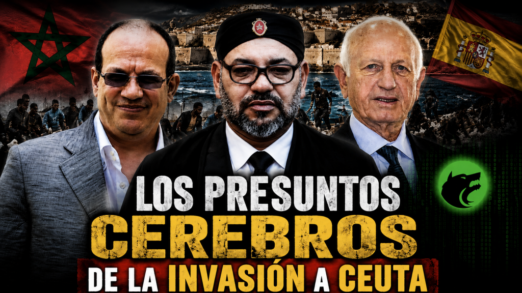Composición editorial sobre los presuntos cerebros de la invasión de Ceuta señalados por hackers argelinos