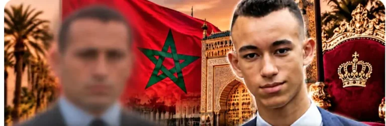 Composición visual sobre Marruecos y su heredero, recortada para retirar el titular y el contador.