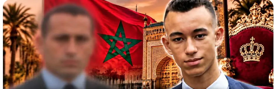 Composición visual sobre Marruecos y su heredero, recortada para retirar el titular y el contador.