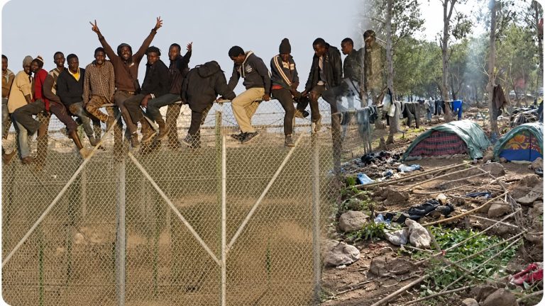 Miles de subsaharianos se concentran cerca de Melilla ante el temor a un nuevo asalto
