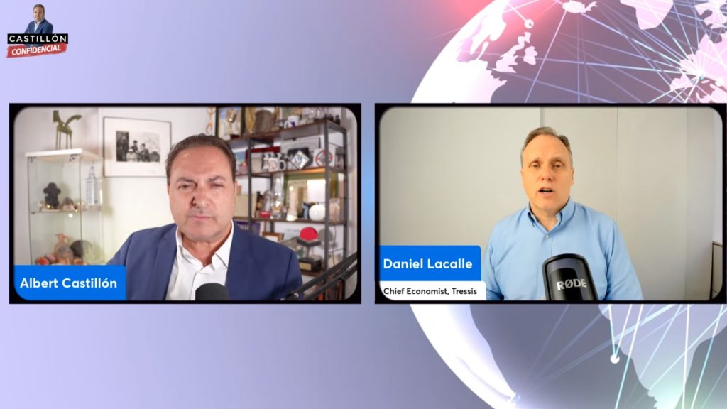 Albert Castillón conversa con el economista Daniel Lacalle en el programa del 12 de octubre de 2026