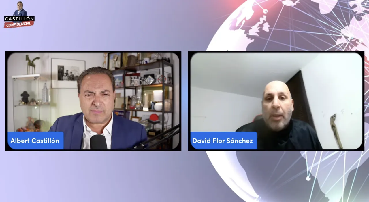 Albert Castillón y David Flor Sánchez durante la entrevista sobre empadronamientos en Montblanc
