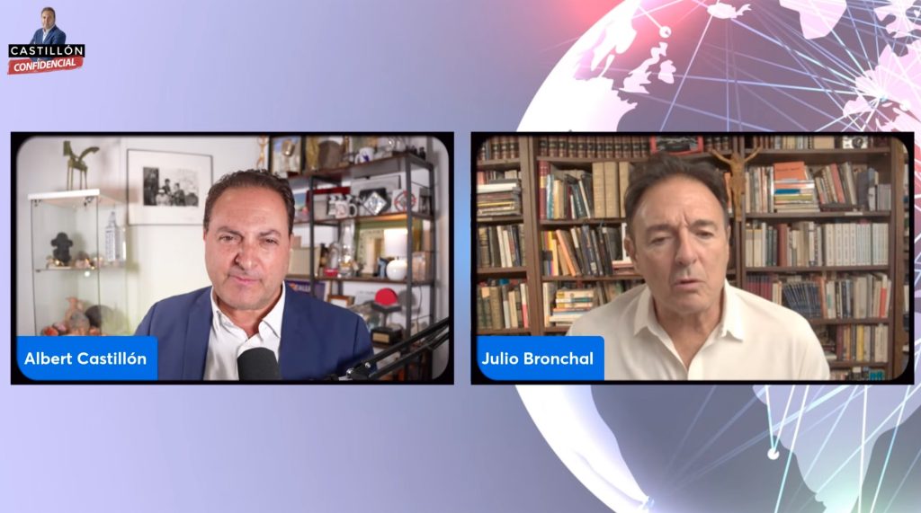 Albert Castillón y Julio Bronchal durante el programa del 7 de octubre de 2026