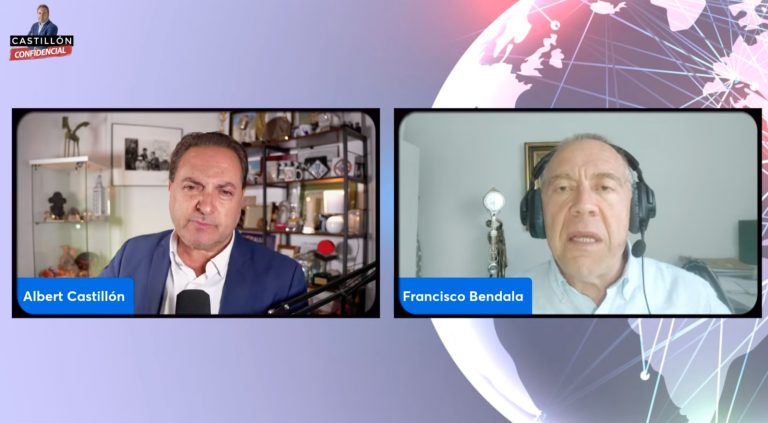 Albert Castillón y Francisco Bendala durante la entrevista sobre la apertura de la verja de Ceuta