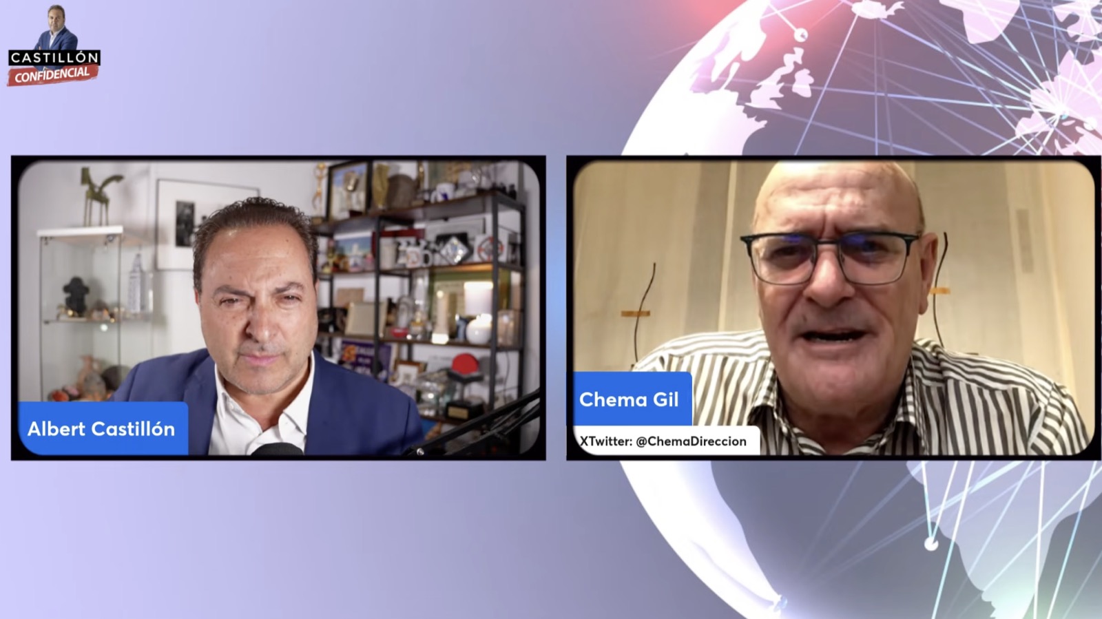 Albert Castillón entrevista a Chema Gil en el programa del 14 de octubre