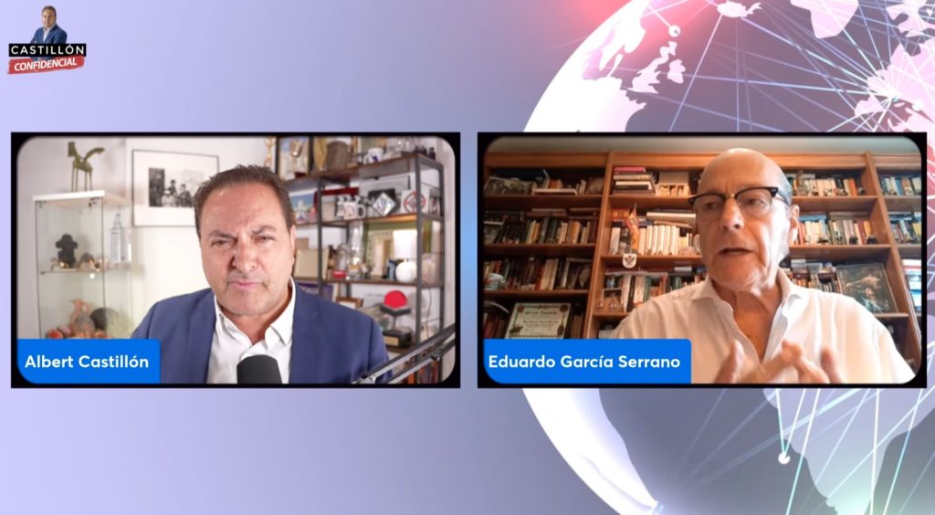 Albert Castillón entrevista a Eduardo García Serrano en el programa del 13 de octubre