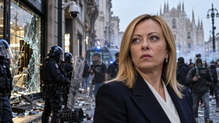 El Gobierno de Giorgia Meloni aprueba un decreto en Italia con reconocimiento facial y multas de hasta 20.000 euros contra la violencia urbana