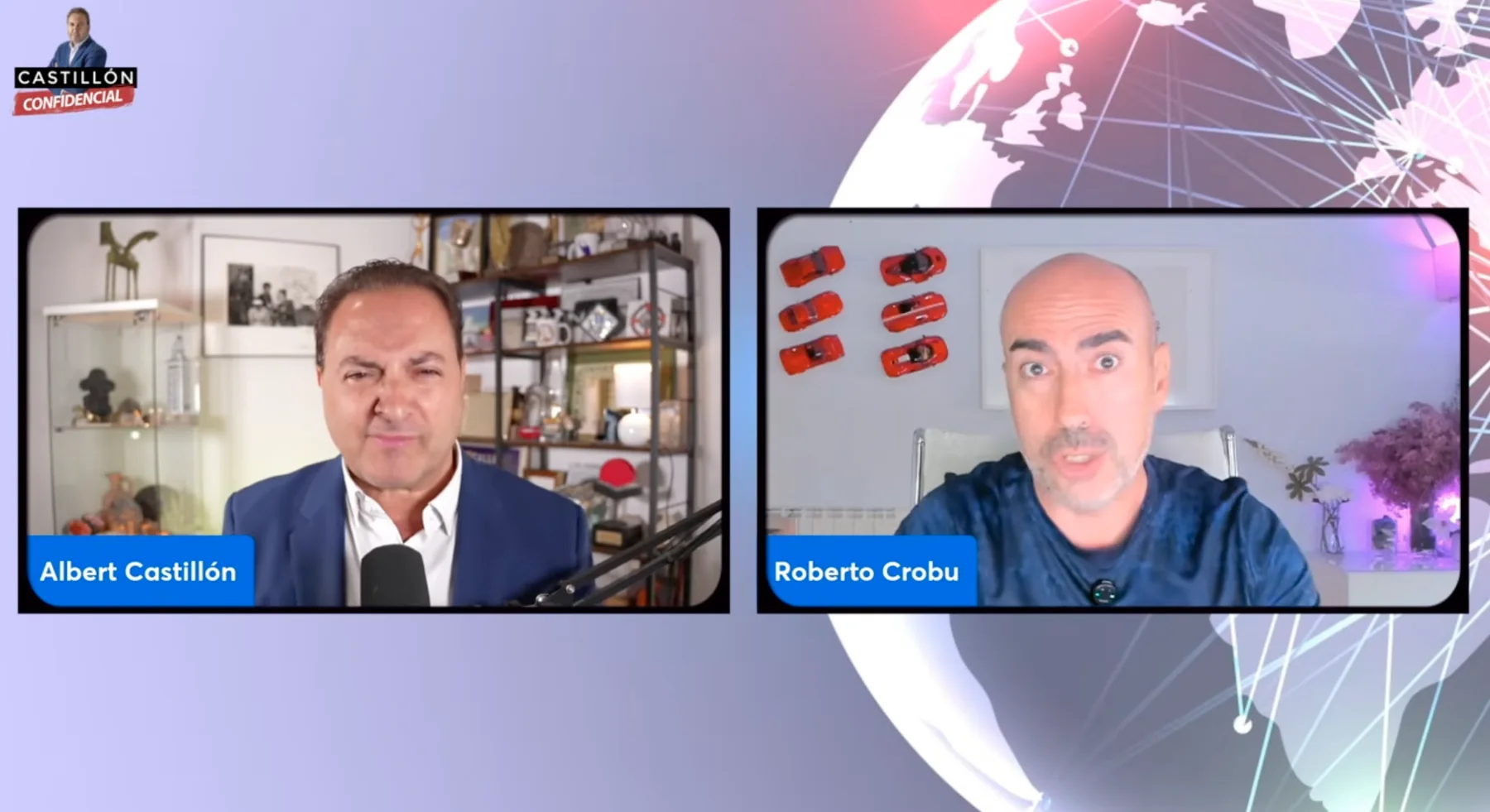 Albert Castillón conversa con Roberto Crobu durante el programa del 6 de octubre de 2026