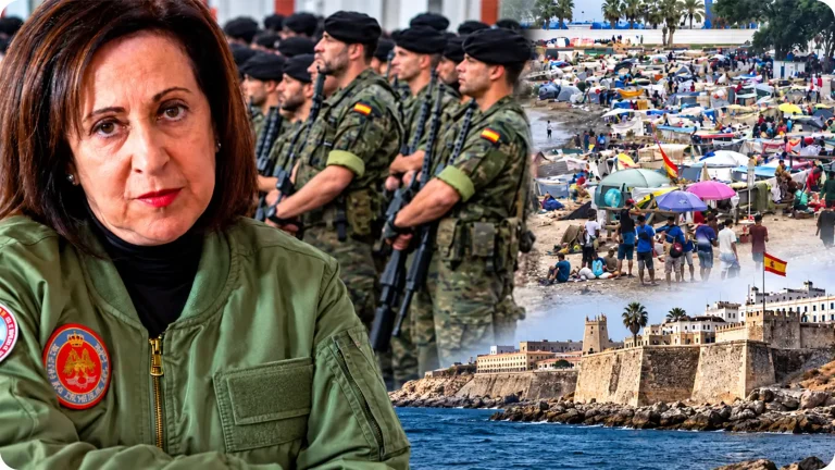 Robles anula operaciones militares en Ceuta y Marlaska prohíbe detenciones: una traición a la soberanía española
